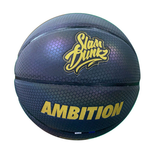 Dark Purple Reflective Custom Basketball