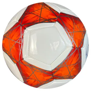 Stylish Custom Orange Soccer Ball, Eye-Catching Pattern & Wear-Resistant PU Cover