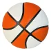 Aesthetic Orange White Custom Basketball Size 5, Soft Touch & High Bounce, Perfect for Youth Games & Practice