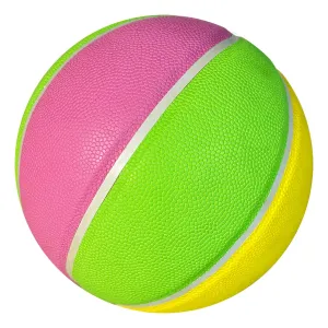 Custom Multi-Color PU Basketball - Non-Slip for Kids Youth Indoor Outdoor Play