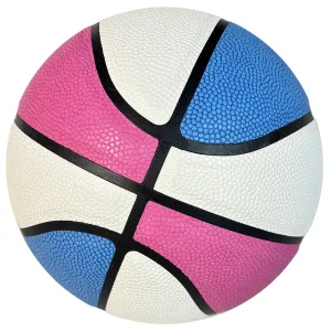 Fashion Street Trendy Basketball, Custom Basketball Bold Color-block PU Construction