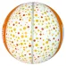 Eye-Catching Orange White Custom Basketball Unique Pattern Durable Training Ball