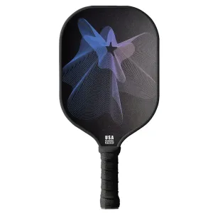 Pro-Player Custom Pickleball Paddle Stylish Gradient Line Art Texture