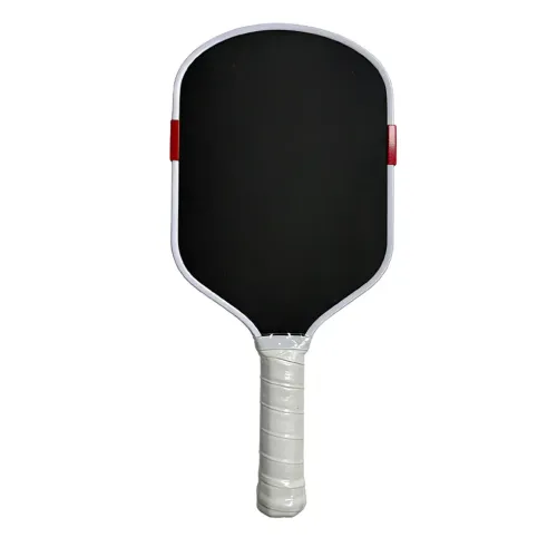 Custom Carbon Fiber Pickleball Paddle Red Edge Guard for Tournament Custom Carbon Fiber Pickleball Paddle Red Edge Guard for Tournament