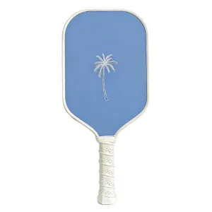Personalized Beach Style Custom Pickleball Paddle with Ocean Inspired Design