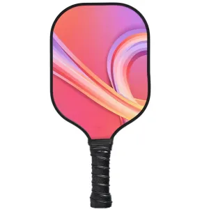 Custom Pickleball Paddle Stylish Pink Gradient Indoor Outdoor Sport