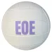 Custom Indoor Volleyball White Panel Design with EOE Branding Custom Indoor Volleyball White Panel Design with EOE Branding